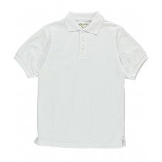 Bermuda Centre for Creative Learning WHITE Cotton Short Sleeve Youth Polo 
